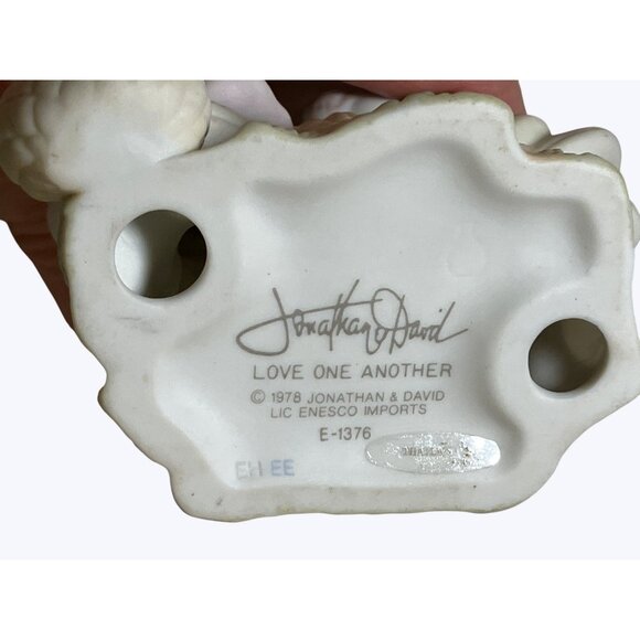 Precious Moments 1978 Jonathan & David Love One Another Figurine Enesco Imports - Picture 12 of 15